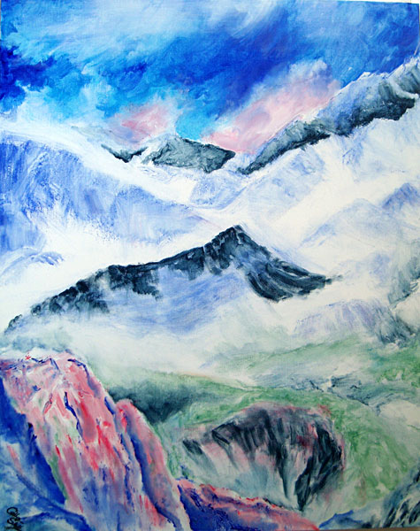 Blue mountain